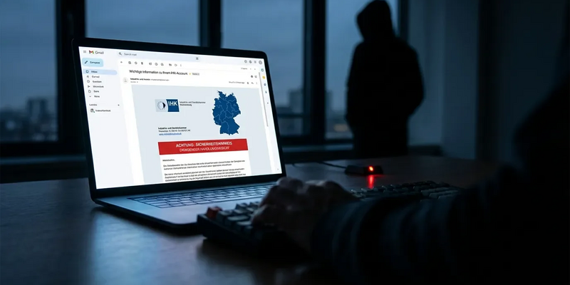 IHK-Warnung: Cyberkriminelle nutzen Jahreswechsel für Phishing-Angriffe - Foto: über boerse-global.de