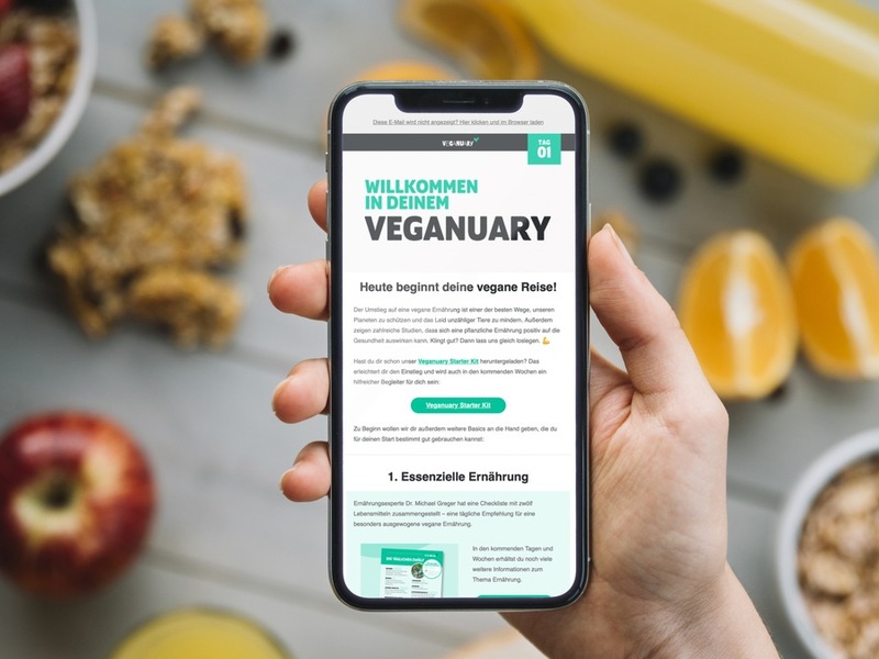 Veganuary startet: Der einfachste Neujahrsvorsatz - und warum er so wirkungsvoll ist - Foto: presseportal.de