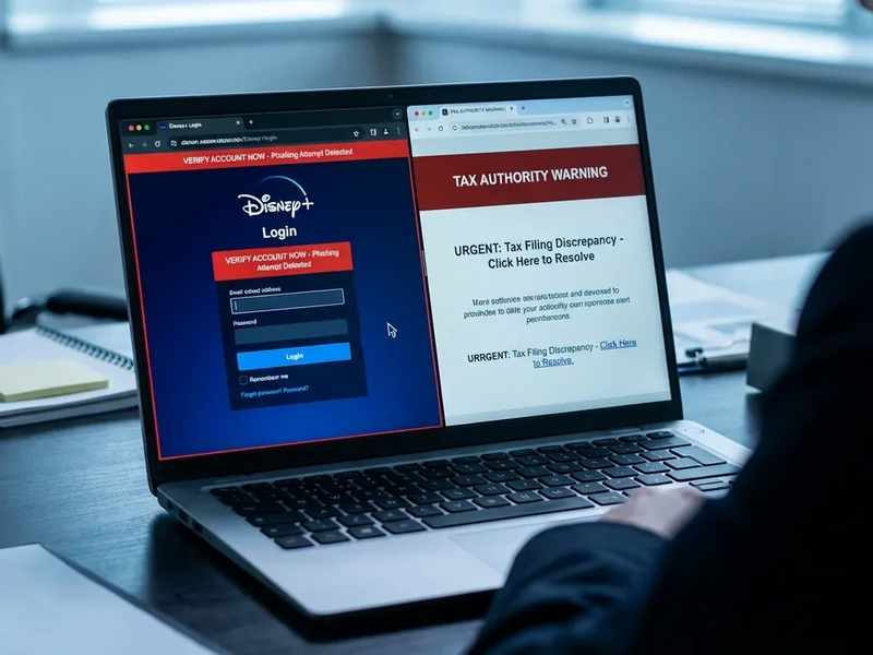 Disney+ und Finanzämter im Visier von Jahresend-Phishing - Foto: über boerse-global.de