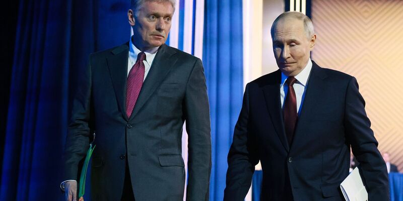 Laut Kremlsprecher Dmitri Peskow ist bislang in Moskau keine Einladung zum G7-Treffen eingegangen. (Archivbild) - Foto: Mikhail Metzel/Pool Sputnik Kremlin/dpa