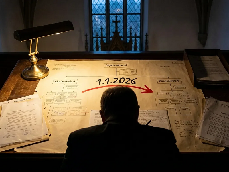 Kirchenfusionen 2026: Mitarbeitervertretungen im Stresstest - Foto: über boerse-global.de