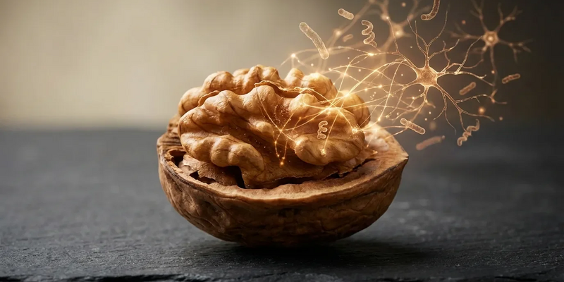Walnuss-Studie 2025: Darmbakterien stärken das Gehirn - Foto: über boerse-global.de