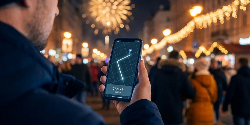 iPhones „Check In“: Der digitale Schutzengel für Silvester - Foto: über boerse-global.de