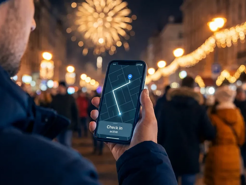 iPhones „Check In“: Der digitale Schutzengel für Silvester - Foto: über boerse-global.de