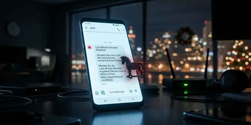 Android-Malware Wonderland jagt SMS-Codes zum Jahreswechsel - Foto: über boerse-global.de