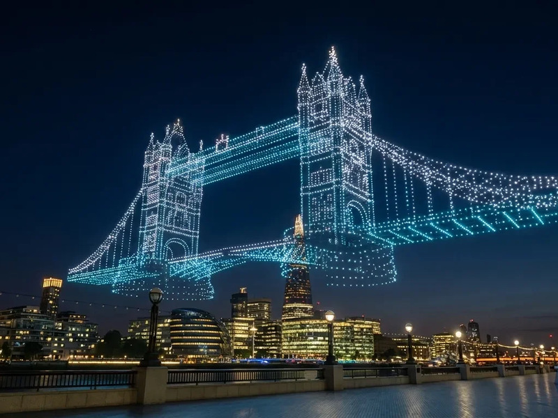 Drohnen und Hologramme verdrängen Silvester-Feuerwerk - Foto: über boerse-global.de