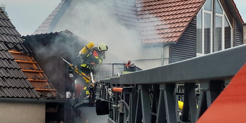 FW Allensbach: B4 Alarmstufenerhöhung - Foto: presseportal.de