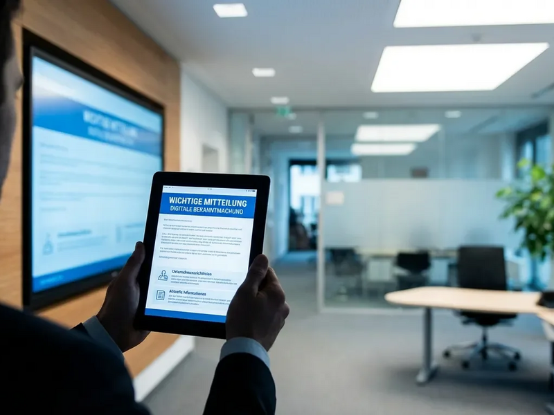 Digitaler Aushang: HR-Abteilungen starten mit KI-Regeln ins neue Jahr - Foto: über boerse-global.de