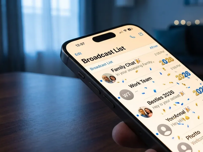 WhatsApp: So gelingen persönliche Neujahrsgrüße per Broadcast-Liste - Foto: über boerse-global.de