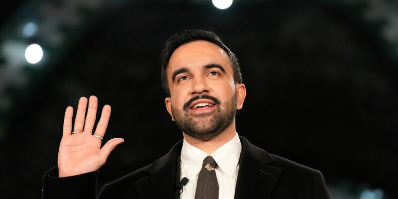 Mamdani nach seiner Vereidigung. - Foto: Yuki Iwamura/AP/dpa