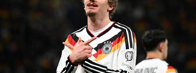 Plötzlich deutscher WM-Hoffnungsträger: Nick Woltemade. (Archivbild)  - Foto: Robert Michael/dpa