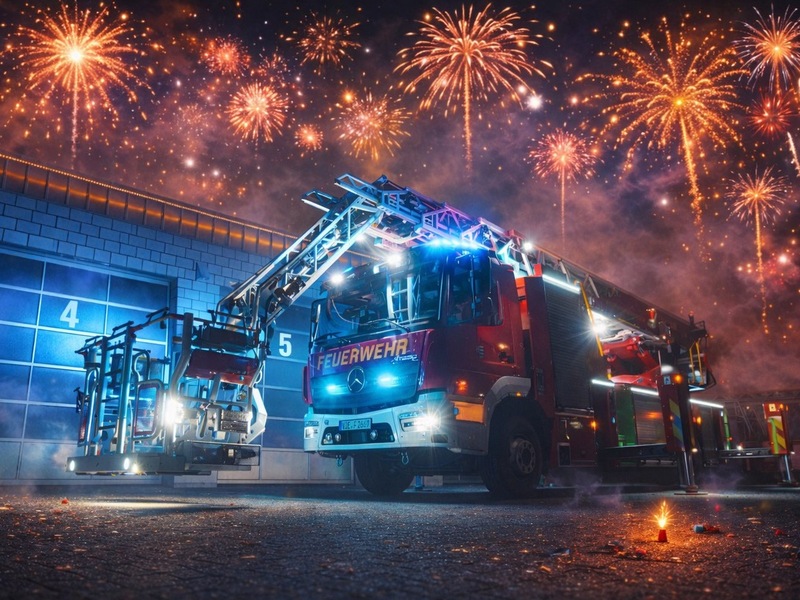 FFW Schwalmtal: Feuerwehr löscht Kleinbrand an einer angrenzenden Garage - Foto: presseportal.de