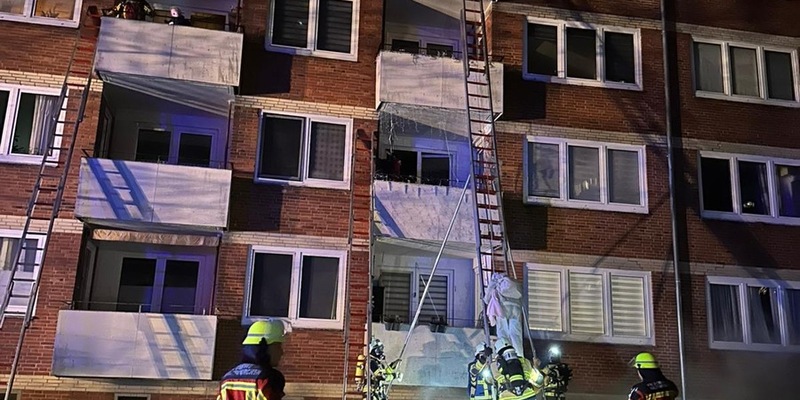 FW-SE: Kellerbrand in Kaltenkirchen erfordert Menschenrettung - Foto: presseportal.de