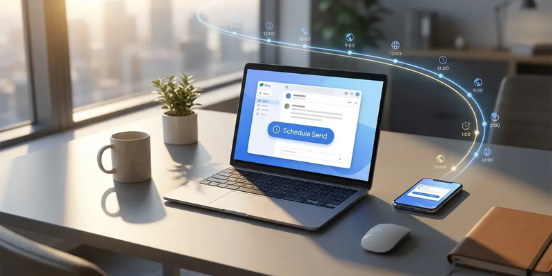 Google Chat: Nachrichten lassen sich jetzt 120 Tage im Voraus planen - Foto: über boerse-global.de