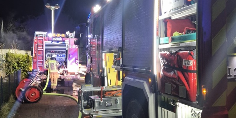 FW-OLL: Freiwillige Feuerwehren der Gemeinde Wardenburg in der Silvesternacht zweimal im Brandeinsatz - Foto: presseportal.de
