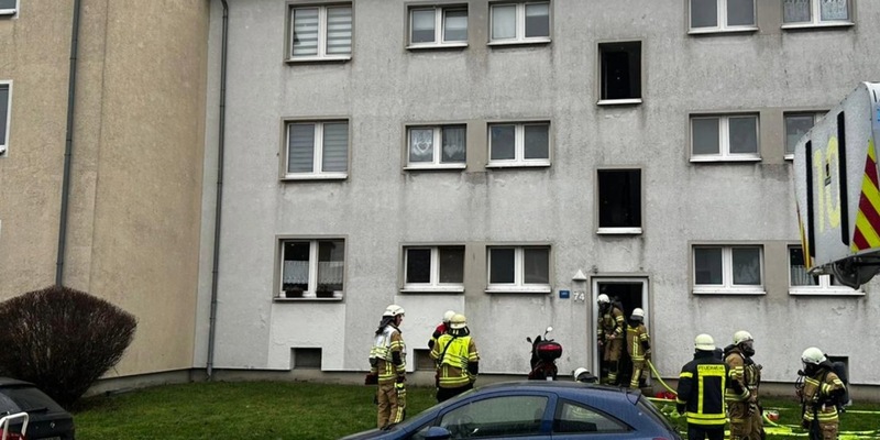 FW-RE: Kellerbrand in Recklinghausen-Süd - keine Verletzten - Foto: presseportal.de