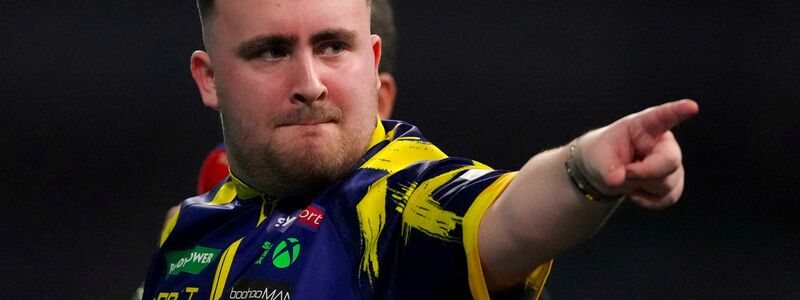 Luke Littler steht erneut im WM-Finale - Foto: Dave Shopland/AP/dpa