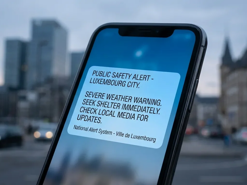 LU-Alert: Luxemburg testet am Montag landesweites Warnsystem - Foto: über boerse-global.de