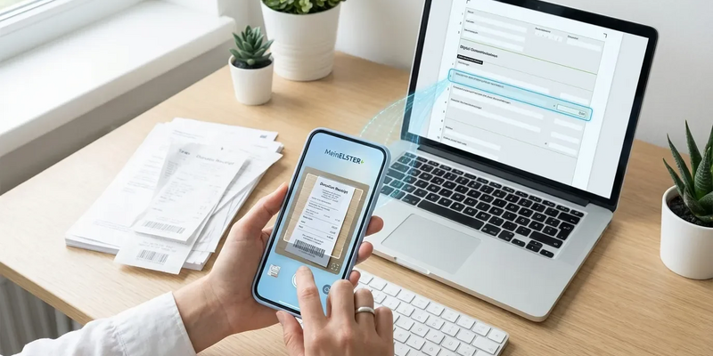 Digitaler Beleg-Upload beschleunigt Steuererklärung 2025 - Foto: über boerse-global.de