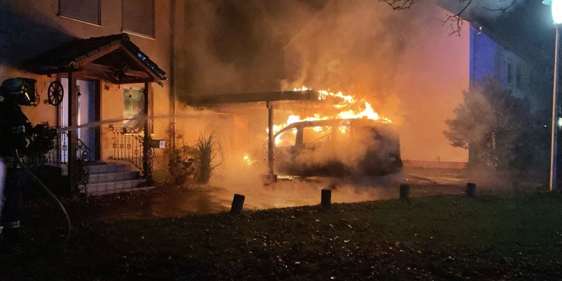 FW-BN: Schnelles Eingreifen der Feuerwehr verhinderte Gebäudebrand - Foto: presseportal.de