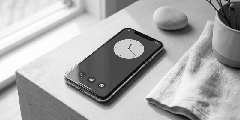 Graustufen-Modus wird zum Neujahrsvorsatz 2026 - Foto: über boerse-global.de