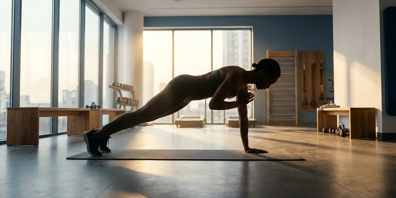 Fitnesstrends 2026: Schulter-Taps revolutionieren Core-Training - Foto: über boerse-global.de