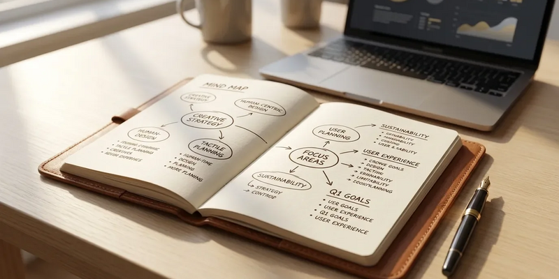 Notizbuch schlägt KI: Analoges Planen ist 2026er Trend - Foto: über boerse-global.de