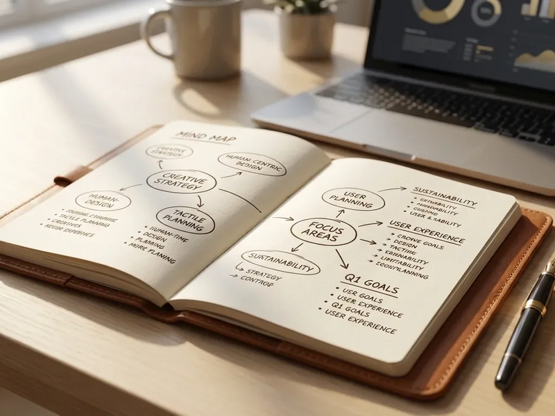 Notizbuch schlägt KI: Analoges Planen ist 2026er Trend - Foto: über boerse-global.de