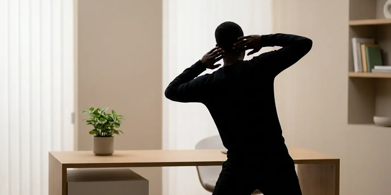 Diagonal-Crunch im Stand wird zum Büro-Fitness-Trend 2026 - Foto: über boerse-global.de