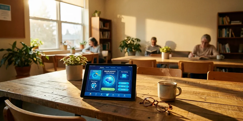 Digital+Vital: Senioren lernen Gehirn-Apps von Gleichaltrigen - Foto: über boerse-global.de