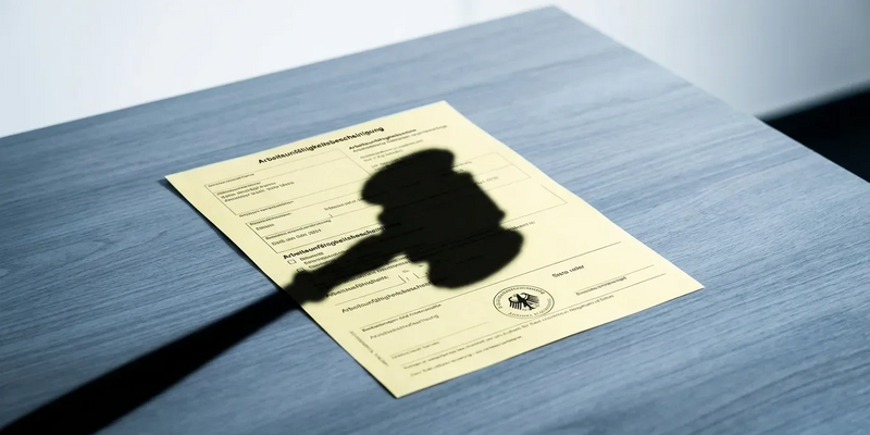 Arbeitsunfähigkeitsbescheinigung: Gelber Schein verliert seine Unantastbarkeit - Foto: über boerse-global.de