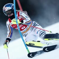 In bestechender Form: Die Schweizerin Camille Rast. - Foto: Gabriele Facciotti/AP/dpa