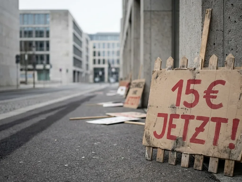 Mindestlohn-Debatte: SPD unter Druck, Union warnt vor Tabubruch - Foto: über boerse-global.de