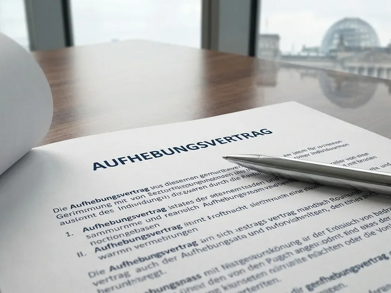 Aufhebungsverträge: Neue Regeln fordern Umdenken im Januar 2026 - Foto: über boerse-global.de