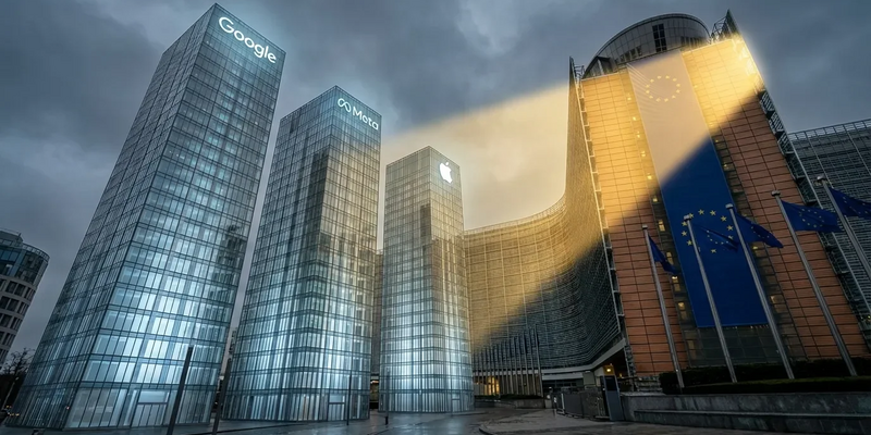 EU startet 2026 mit schärferer Kontrolle von Google, Meta und Apple - Foto: über boerse-global.de