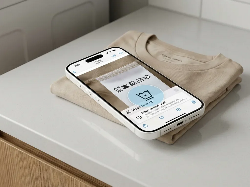 iPhone-Entschlüsselt: KI-App entziffert versteckte Wäsche-Symbole - Foto: über boerse-global.de