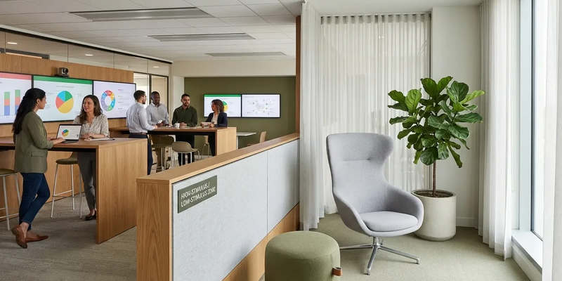 Arbeitsplatz 2026: Das Büro wird zur Regenerations-Zone - Foto: über boerse-global.de