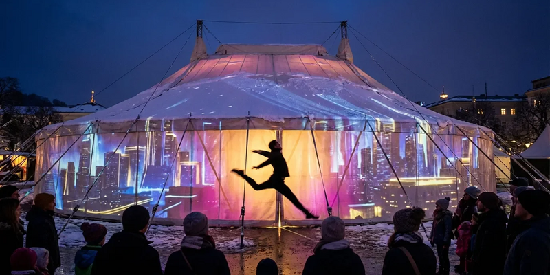 Cirque Éloize beendet Salzburger Winterfest mit spektakulärem Finale - Foto: über boerse-global.de