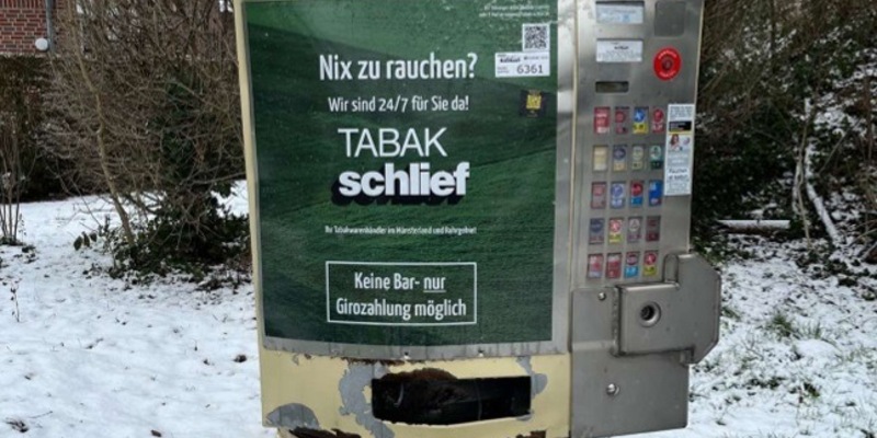 POL-COE: Senden, Siebenstücken/Versuchte Sprengung von Zigarettenautomat - Foto: presseportal.de