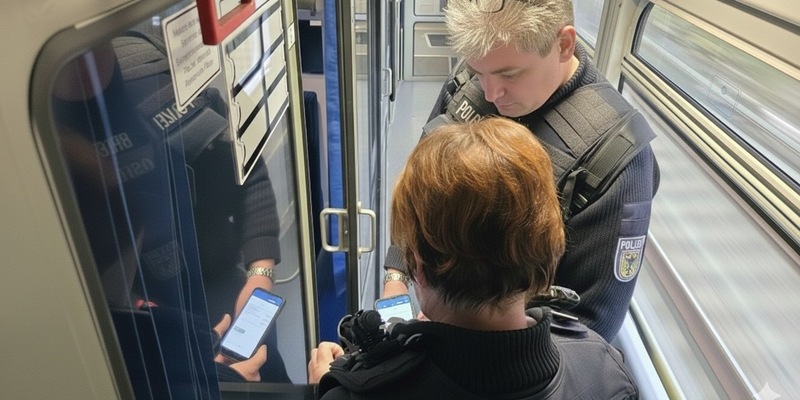 BPOLI LUD: Unerlaubt eingereiste Mauretanier in EuroCity kontrolliert - Zugfahrt endet in Sachsen - Foto: presseportal.de
