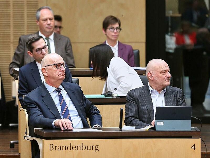 Dietmar Woidke und Robert Crumbach (Archiv) - Foto: via dts Nachrichtenagentur