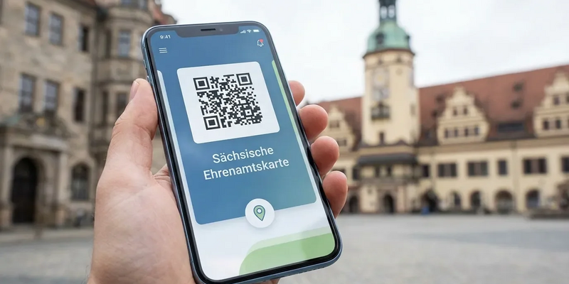 Sächsische Ehrenamtskarte startet als digitale App - Foto: über boerse-global.de