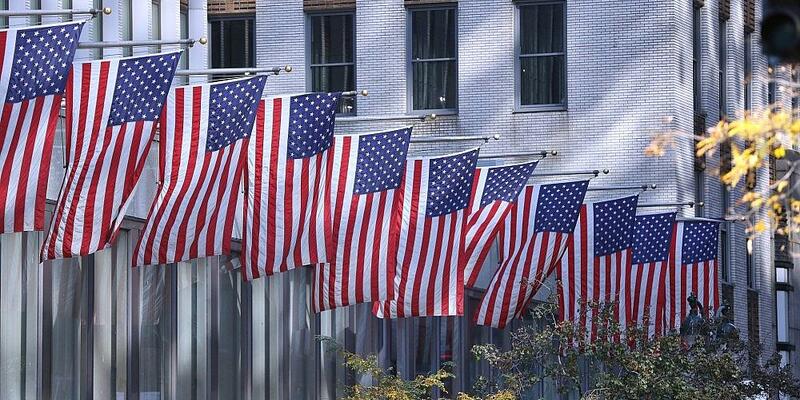 US-Fahnen (Archiv) - Foto: via dts Nachrichtenagentur