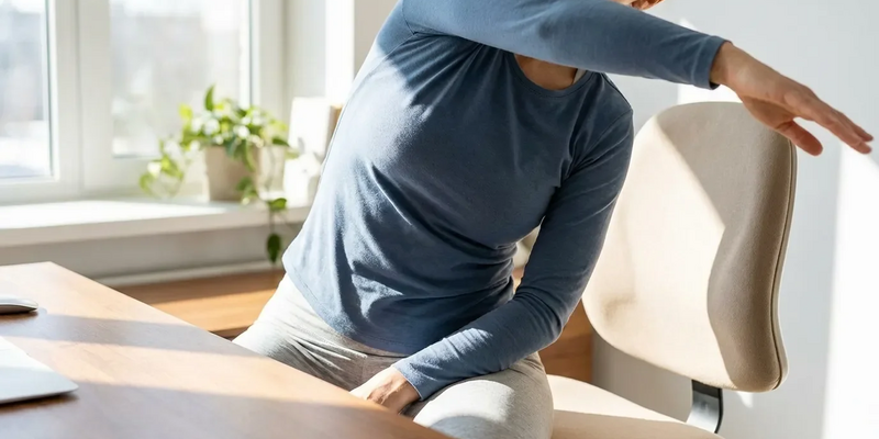 Fitness-Trend 2026: Seitliche Rumpfbeuge bekämpft Rückenschmerzen - Foto: über boerse-global.de