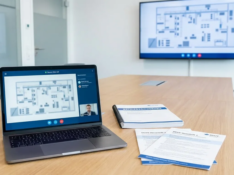 DGUV Vorschrift 2 erlaubt bis zu 50 Prozent digitale Sicherheitsberatung - Foto: über boerse-global.de