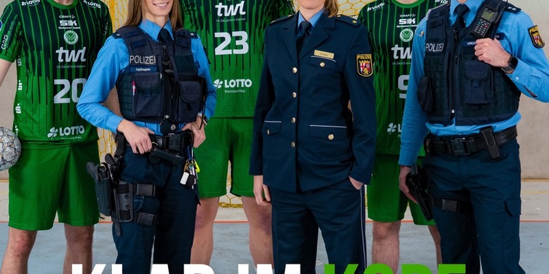 POL-PPRP: Klar im Kopf - Klar im Spiel - Start der neuen Kampagne der Polizeiinspektion Ludwigshafen 2 und der Eulen Ludwigshafen - Foto: presseportal.de