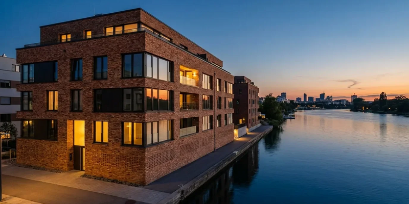 Glorit vermarktet Ziegelmassiv-Rarität an der Alten Donau - Foto: über boerse-global.de