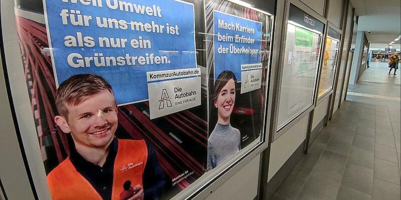 Stellenanzeige für die Autobahn GmbH (Archiv) - Foto: via dts Nachrichtenagentur