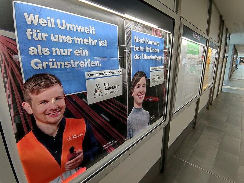 Stellenanzeige für die Autobahn GmbH (Archiv) - Foto: via dts Nachrichtenagentur