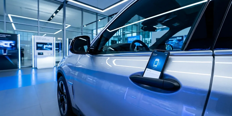 BMW iX3 macht Smartphone zum Autoschlüssel - Foto: über boerse-global.de